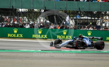 World © Octane Photographic Ltd. Formula 1 – British Grand Prix - Silverstone. Saturday 2nd July 2022. Practice 3. Williams Racing FW44 - Nicholas Latifi.