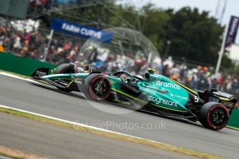 World © Octane Photographic Ltd. Formula 1 – British Grand Prix - Silverstone. Saturday 2nd July 2022. Practice 3. Aston Martin Aramco Cognizant F1 Team AMR22 - Sebastian Vettel.