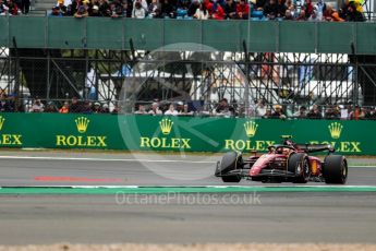 World © Octane Photographic Ltd. Formula 1 – British Grand Prix - Silverstone. Saturday 2nd July 2022. Practice 3. Scuderia Ferrari F1-75 - Carlos Sainz.