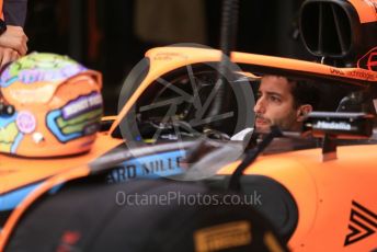 World © Octane Photographic Ltd. Formula 1 – British Grand Prix - Silverstone. Saturday 2nd July 2022. Practice 3. McLaren F1 Team MCL36 - Daniel Ricciardo.