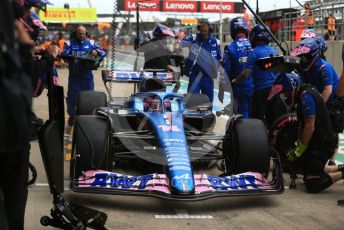 World © Octane Photographic Ltd. Formula 1 – British Grand Prix - Silverstone. Saturday 2nd July 2022. Practice 3. BWT Alpine F1 Team A522 - Fernando Alonso.