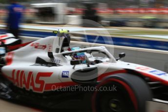 World © Octane Photographic Ltd. Formula 1 – British Grand Prix - Silverstone. Saturday 2nd July 2022. Practice 3. Haas F1 Team VF-22 - Mick Schumacher.