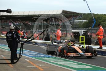 World © Octane Photographic Ltd. Formula 1 – British Grand Prix - Silverstone. Saturday 2nd July 2022. Practice 3. McLaren F1 Team MCL36 - Lando Norris.