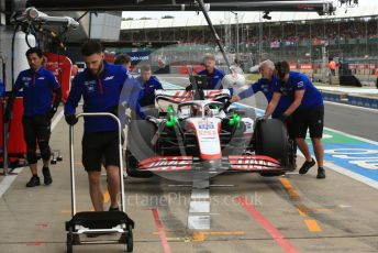 World © Octane Photographic Ltd. Formula 1 – British Grand Prix - Silverstone. Saturday 2nd July 2022. Practice 3. Haas F1 Team VF-22 - Kevin Magnussen.