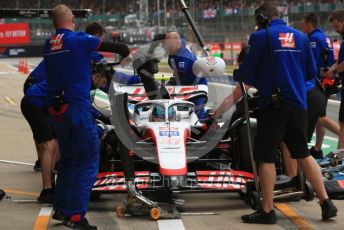 World © Octane Photographic Ltd. Formula 1 – British Grand Prix - Silverstone. Saturday 2nd July 2022. Practice 3. Haas F1 Team VF-22 - Mick Schumacher.