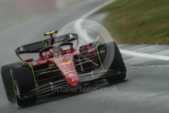 World © Octane Photographic Ltd. Formula 1 – British Grand Prix - Silverstone. Saturday 2nd July 2022. Qualifying. Scuderia Ferrari F1-75 - Carlos Sainz.