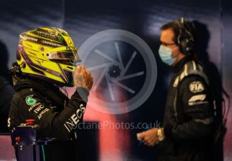 World © Octane Photographic Ltd. Formula 1 – British Grand Prix - Silverstone. Saturday 2nd July 2022. Qualifying. Mercedes-AMG Petronas F1 Team F1 W13 - Lewis Hamilton.