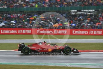 World © Octane Photographic Ltd. Formula 1 – British Grand Prix - Silverstone. Saturday 2nd July 2022. Qualifying. Scuderia Ferrari F1-75 - Carlos Sainz.