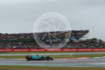 World © Octane Photographic Ltd. Formula 1 – British Grand Prix - Silverstone. Saturday 2nd July 2022. Qualifying. Aston Martin Aramco Cognizant F1 Team AMR22 - Sebastian Vettel.