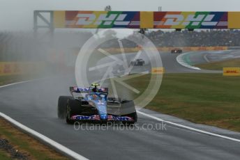 World © Octane Photographic Ltd. Formula 1 – British Grand Prix - Silverstone. Saturday 2nd July 2022. Qualifying. BWT Alpine F1 Team A522 - Esteban Ocon.