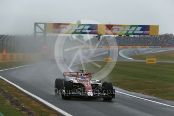 World © Octane Photographic Ltd. Formula 1 – British Grand Prix - Silverstone. Saturday 2nd July 2022. Qualifying. Alfa Romeo F1 Team Orlen C42 - Valtteri Bottas and Guanyu Zhou.