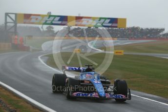 World © Octane Photographic Ltd. Formula 1 – British Grand Prix - Silverstone. Saturday 2nd July 2022. Qualifying. BWT Alpine F1 Team A522 - Fernando Alonso.