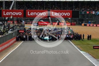 World © Octane Photographic Ltd. Formula 1 – British Grand Prix - Silverstone. Sunday 3rd July 2022. Race. The grid forms up and prepares for race start.