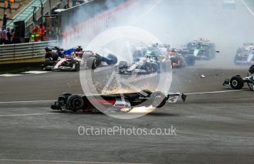 World © Octane Photographic Ltd. Formula 1 – British Grand Prix - Silverstone. Sunday 3rd July 2022. Race. Alfa Romeo F1 Team Orlen C42 - Guanyu Zhou.