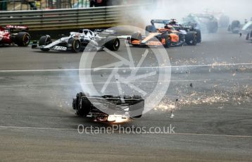 World © Octane Photographic Ltd. Formula 1 – British Grand Prix - Silverstone. Sunday 3rd July 2022. Race. Alfa Romeo F1 Team Orlen C42 - Guanyu Zhou.