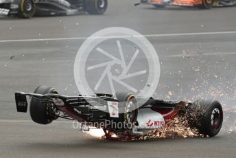 World © Octane Photographic Ltd. Formula 1 – British Grand Prix - Silverstone. Sunday 3rd July 2022. Race. Alfa Romeo F1 Team Orlen C42 - Guanyu Zhou.