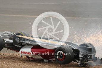 World © Octane Photographic Ltd. Formula 1 – British Grand Prix - Silverstone. Sunday 3rd July 2022. Race. Alfa Romeo F1 Team Orlen C42 - Guanyu Zhou.