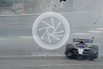 World © Octane Photographic Ltd. Formula 1 – British Grand Prix - Silverstone. Sunday 3rd July 2022. Race. Williams Racing FW44 - Alex Albon.