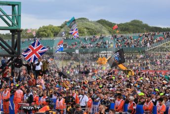 World © Octane Photographic Ltd. Formula 1 – British Grand Prix - Silverstone. Sunday 3rd July 2022. The record capacity crowd.