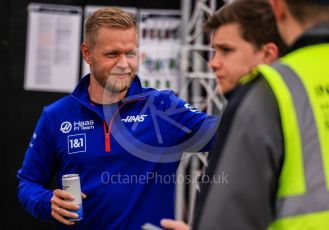 World © Octane Photographic Ltd. Formula 1 – British Grand Prix - Silverstone. Saturday 2nd July 2022. Paddock. Haas F1 Team VF-22 - Kevin Magnussen.