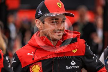 World © Octane Photographic Ltd. Formula 1 – British Grand Prix - Silverstone. Saturday 2nd July 2022. Paddock. Scuderia Ferrari F1-75 - Charles Leclerc.