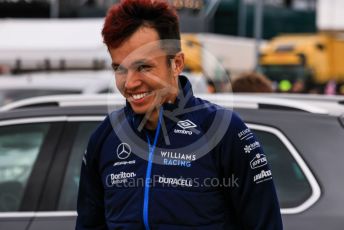 World © Octane Photographic Ltd. Formula 1 – British Grand Prix - Silverstone. Saturday 2nd July 2022. Paddock. Williams Racing FW44 - Alex Albon.