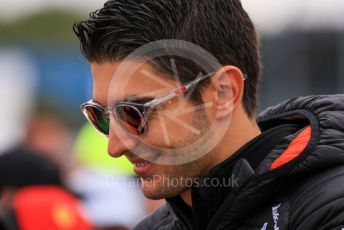 World © Octane Photographic Ltd. Formula 1 – British Grand Prix - Silverstone. Saturday 2nd July 2022. Paddock. BWT Alpine F1 Team A522 - Esteban Ocon.