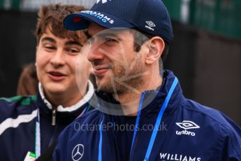 World © Octane Photographic Ltd. Formula 1 – British Grand Prix - Silverstone. Saturday 2nd July 2022. Paddock. Williams Racing FW44 - Nicholas Latifi.