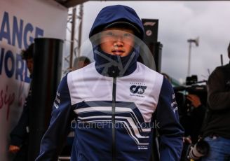 World © Octane Photographic Ltd. Formula 1 – British Grand Prix - Silverstone. Saturday 2nd July 2022. Paddock. Scuderia AlphaTauri AT03 - Yuki Tsunoda.
