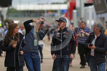 World © Octane Photographic Ltd. Formula 1 – British Grand Prix - Silverstone. Saturday 2nd July 2022. Paddock. Oracle Red Bull Racing RB18 – Max Verstappen.