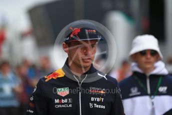 World © Octane Photographic Ltd. Formula 1 – British Grand Prix - Silverstone. Saturday 2nd July 2022. Paddock. Oracle Red Bull Racing RB18 – Max Verstappen.