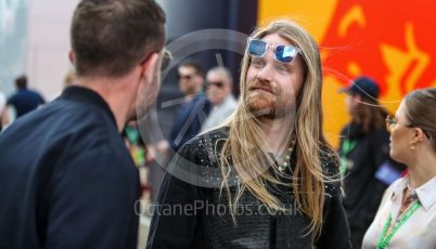 World © Octane Photographic Ltd. Formula 1 – British Grand Prix - Silverstone. Sunday 3rd July 2022. Paddock. UK Eurovision 2022 entry - Sam Ryder.