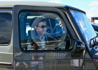World © Octane Photographic Ltd. Formula 1 – British Grand Prix - Silverstone. Sunday 3rd July 2022. Paddock. Mercedes-AMG Petronas F1 Team F1 W13 - George Russell.