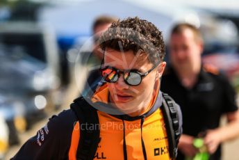 World © Octane Photographic Ltd. Formula 1 – British Grand Prix - Silverstone. Sunday 3rd July 2022. Paddock. McLaren F1 Team MCL36 - Lando Norris.