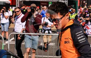World © Octane Photographic Ltd. Formula 1 – British Grand Prix - Silverstone. Sunday 3rd July 2022. Paddock. McLaren F1 Team MCL36 - Lando Norris.