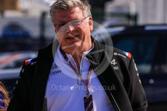 World © Octane Photographic Ltd. Formula 1 – British Grand Prix - Silverstone. Sunday 3rd July 2022. Paddock. BWT Alpine F1 Team Team Prioncipal - Otmar Szafnauer.