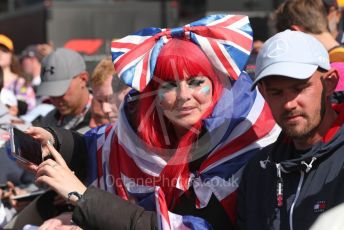 World © Octane Photographic Ltd. Formula 1 – British Grand Prix - Silverstone. Sunday 3rd July 2022. Paddock. Mercedes Fans.
