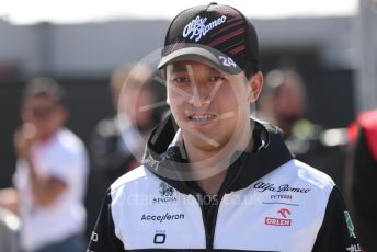 World © Octane Photographic Ltd. Formula 1 – British Grand Prix - Silverstone. Sunday 3rd July 2022. Paddock. Alfa Romeo F1 Team Orlen C42 - Guanyu Zhou.