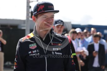 World © Octane Photographic Ltd. Formula 1 – British Grand Prix - Silverstone. Sunday 3rd July 2022. Paddock. Oracle Red Bull Racing RB18 – Max Verstappen.