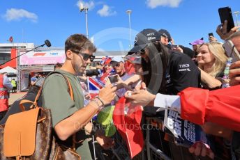 World © Octane Photographic Ltd. Formula 1 – British Grand Prix - Silverstone. Sunday 3rd July 2022. Paddock. Scuderia AlphaTauri AT03 - Pierre Gasly.