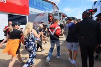 World © Octane Photographic Ltd. Formula 1 – British Grand Prix - Silverstone. Sunday 3rd July 2022. Paddock. Mercedes-AMG Petronas F1 Team F1 W13 - Lewis Hamilton.