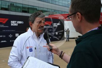 World © Octane Photographic Ltd. Formula 1 – British Grand Prix - Silverstone. Thursday 30th June 2022. Paddock. Haas F1 Team Team principal - Gunther Steiner