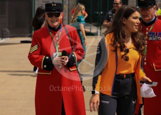 World © Octane Photographic Ltd. Formula 1 – British Grand Prix - Silverstone. Thursday 30th June 2022. Paddock. Chelsea pensioner guests.