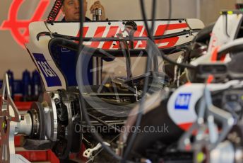 World © Octane Photographic Ltd. Formula 1 – British Grand Prix - Silverstone. Thursday 30th June 2022. Pitlane. Haas F1 Team VF-22