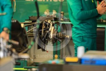 World © Octane Photographic Ltd. Formula 1 – British Grand Prix - Silverstone. Thursday 30th June 2022. Pitlane. Aston Martin Aramco Cognizant F1 Team AMR22