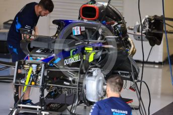 World © Octane Photographic Ltd. Formula 1 – British Grand Prix - Silverstone. Thursday 30th June 2022. Pitlane. Williams Racing FW44