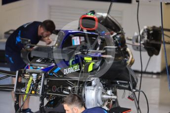 World © Octane Photographic Ltd. Formula 1 – British Grand Prix - Silverstone. Thursday 30th June 2022. Pitlane. Williams Racing FW44