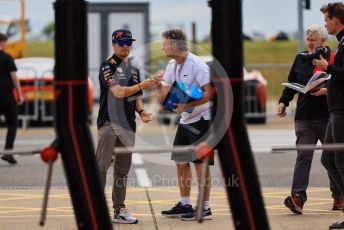 World © Octane Photographic Ltd. Formula 1 – British Grand Prix - Silverstone. Thursday 30th June 2022. Paddock. Oracle Red Bull Racing RB18 – Sergio Perez.