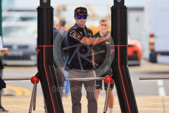 World © Octane Photographic Ltd. Formula 1 – British Grand Prix - Silverstone. Thursday 30th June 2022. Paddock. Oracle Red Bull Racing RB18 – Sergio Perez.