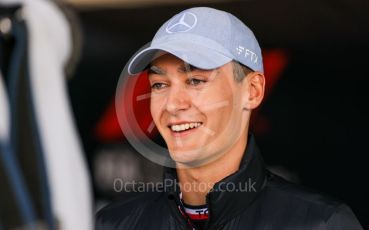 World © Octane Photographic Ltd. Formula 1 – British Grand Prix - Silverstone. Thursday 30th June 2022. Paddock. Mercedes-AMG Petronas F1 Team F1 W13 - George Russell.